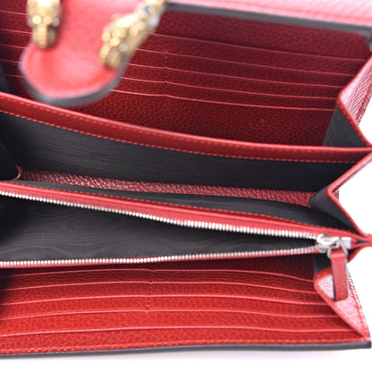 Gucci Calfskin Mini Dionysus Chain Wallet Hibiscus Red 5 of 12