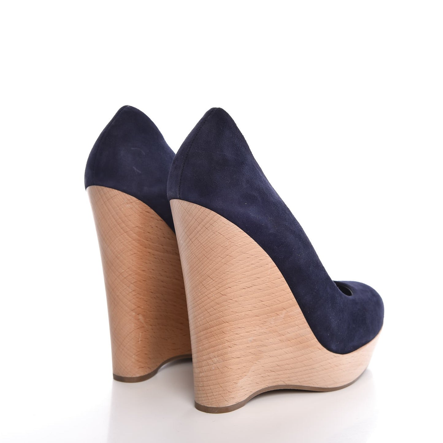 Scamosciato Myrna 140 Platform Wedge 39.5 Navy