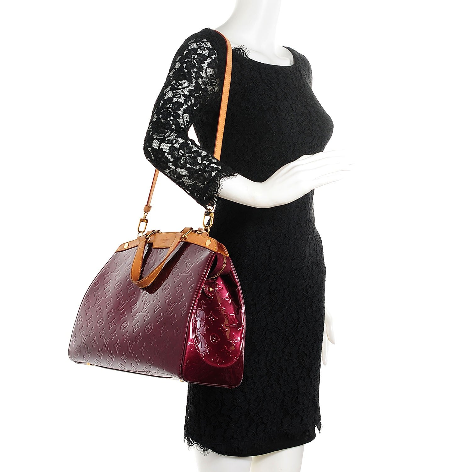 Louis Vuitton Vernis Brea GM Rouge Fauviste 2 of 7
