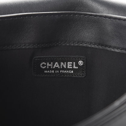 Chanel Calfskin Enchained Medium Boy Flap Black 5 of 12