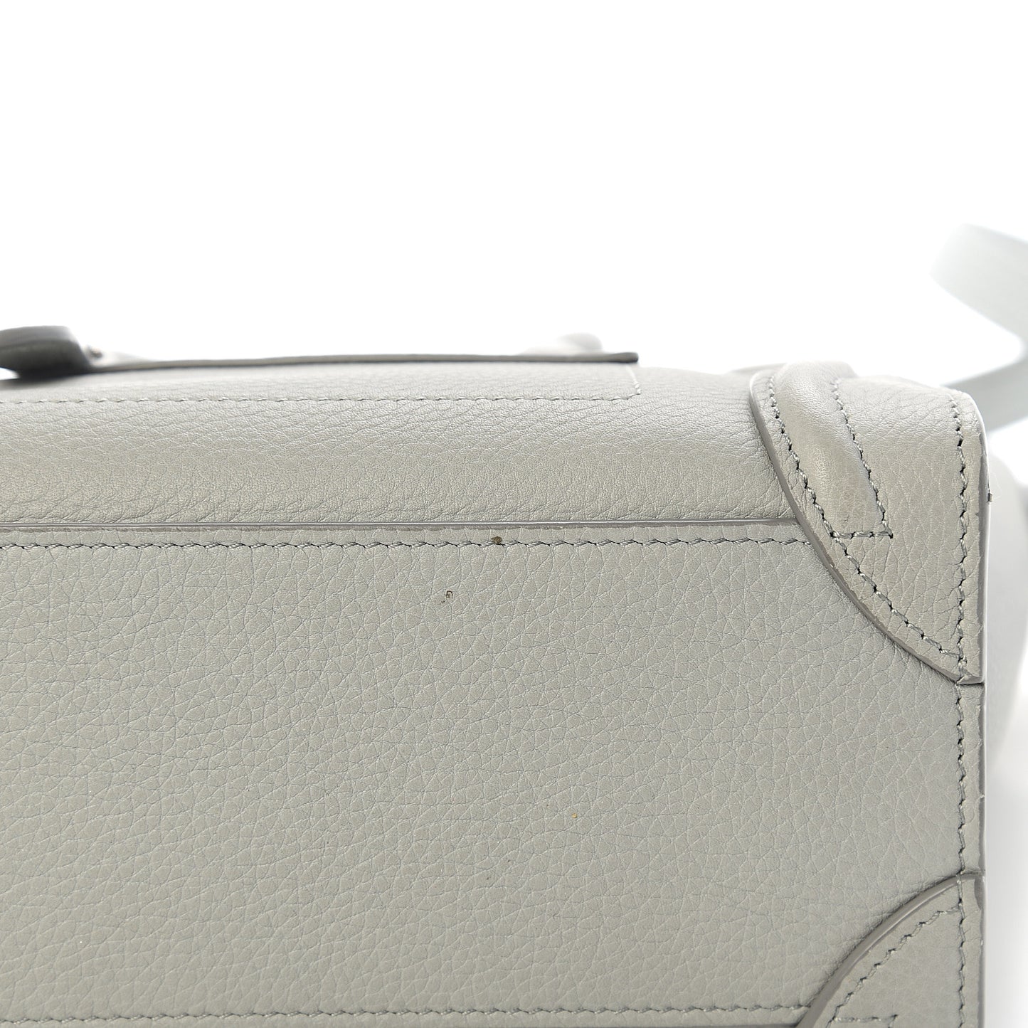 Drummed Calfskin Nano Luggage Lune