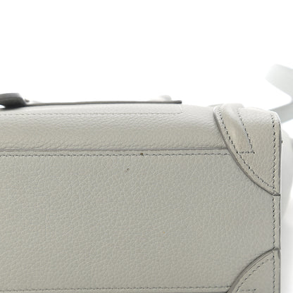 Celine Drummed Calfskin Nano Luggage Lune 10 of 11