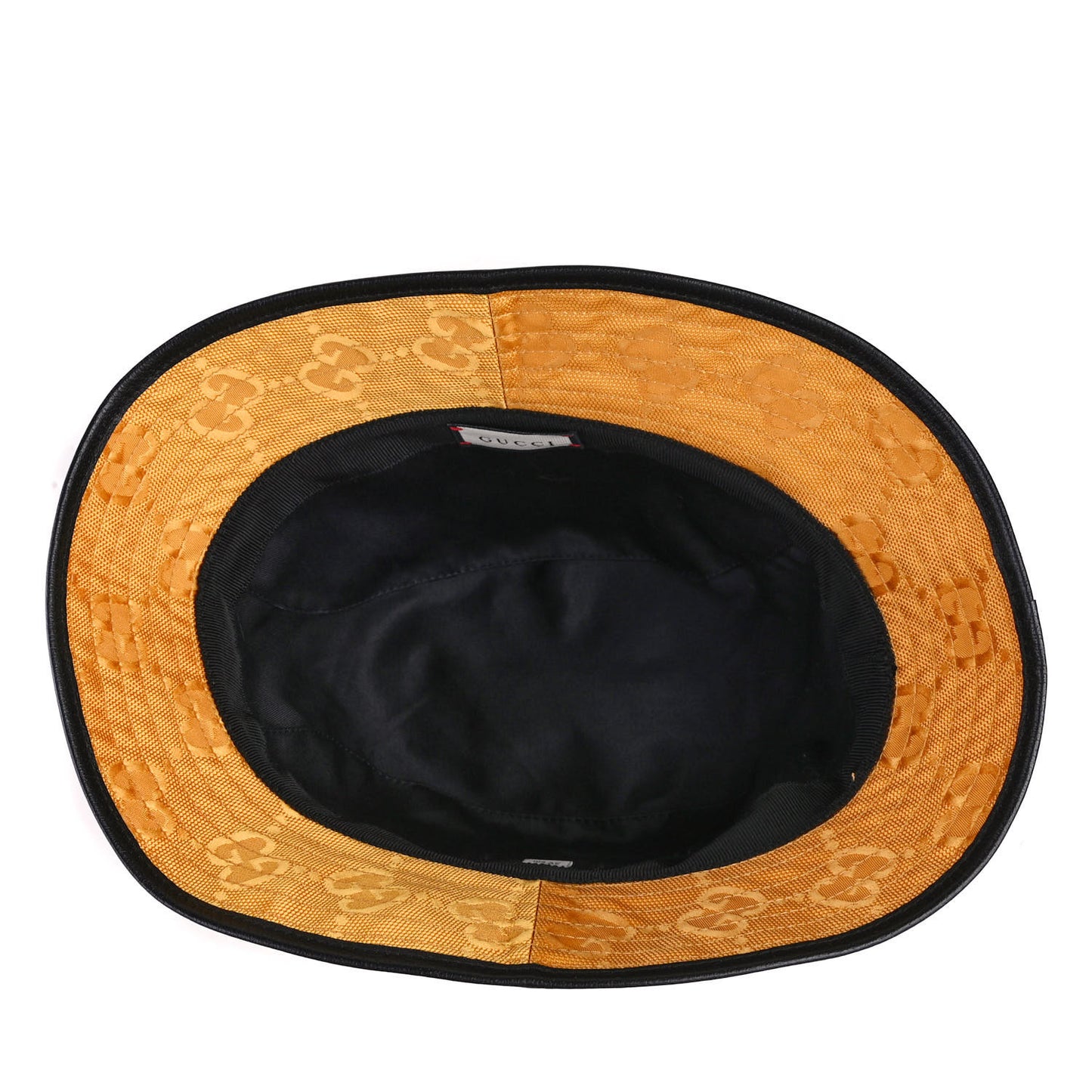 Econyl Nylon Monogram Off The Grid Bucket Hat L Crop Black