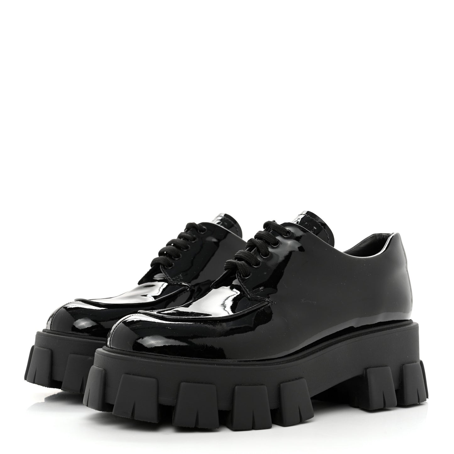 Vernice Monolith 55mm Derby Loafers 39 Black
