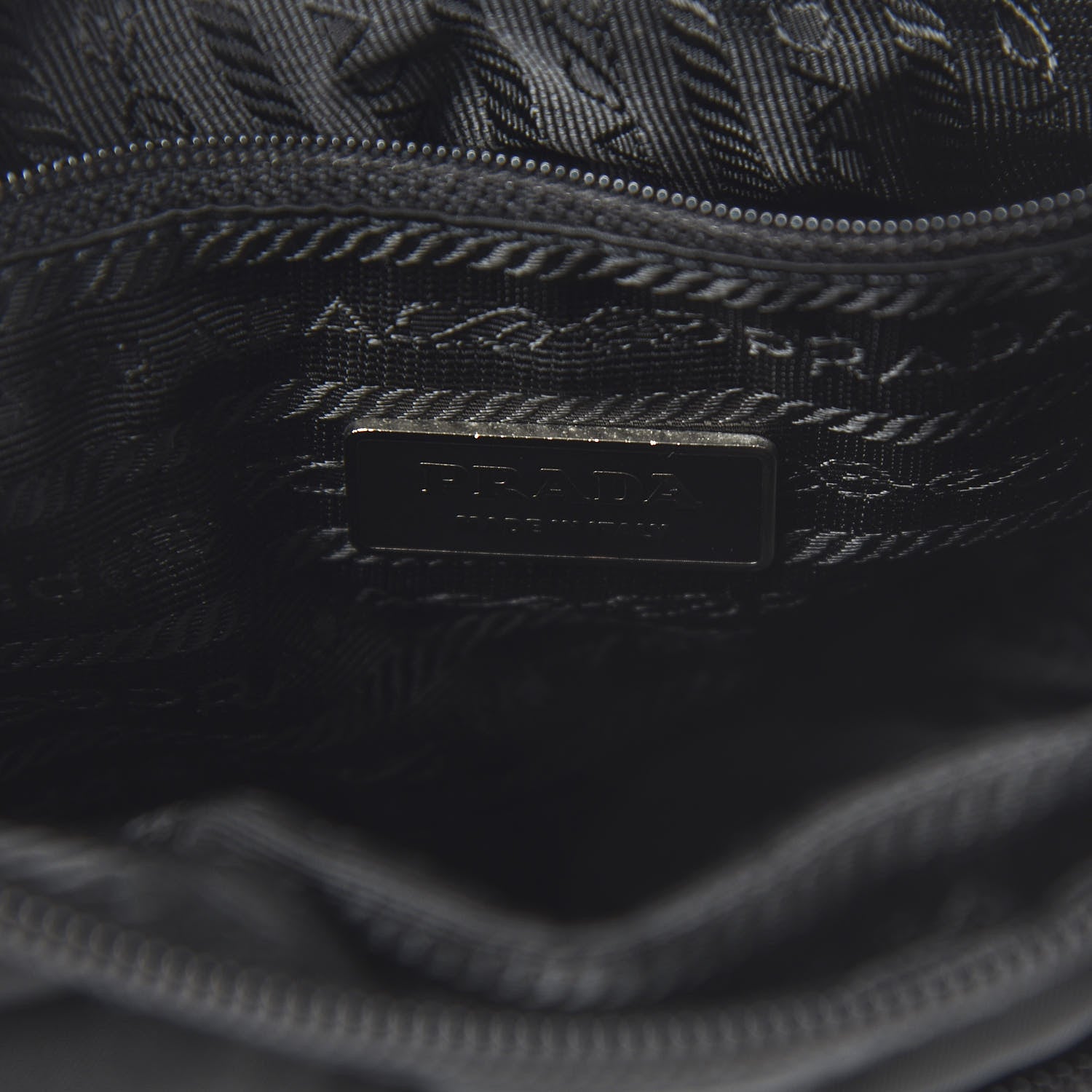 Prada Nylon Vela Messenger Bag Black 8 of 9