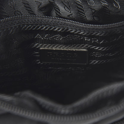 Prada Nylon Vela Messenger Bag Black 8 of 9