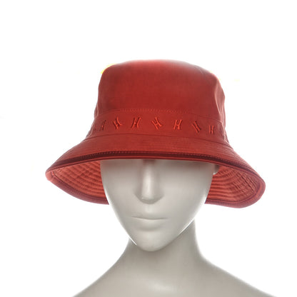 Hermes Polyester Nylon Marais Hat 58 Rouge 2 of 8