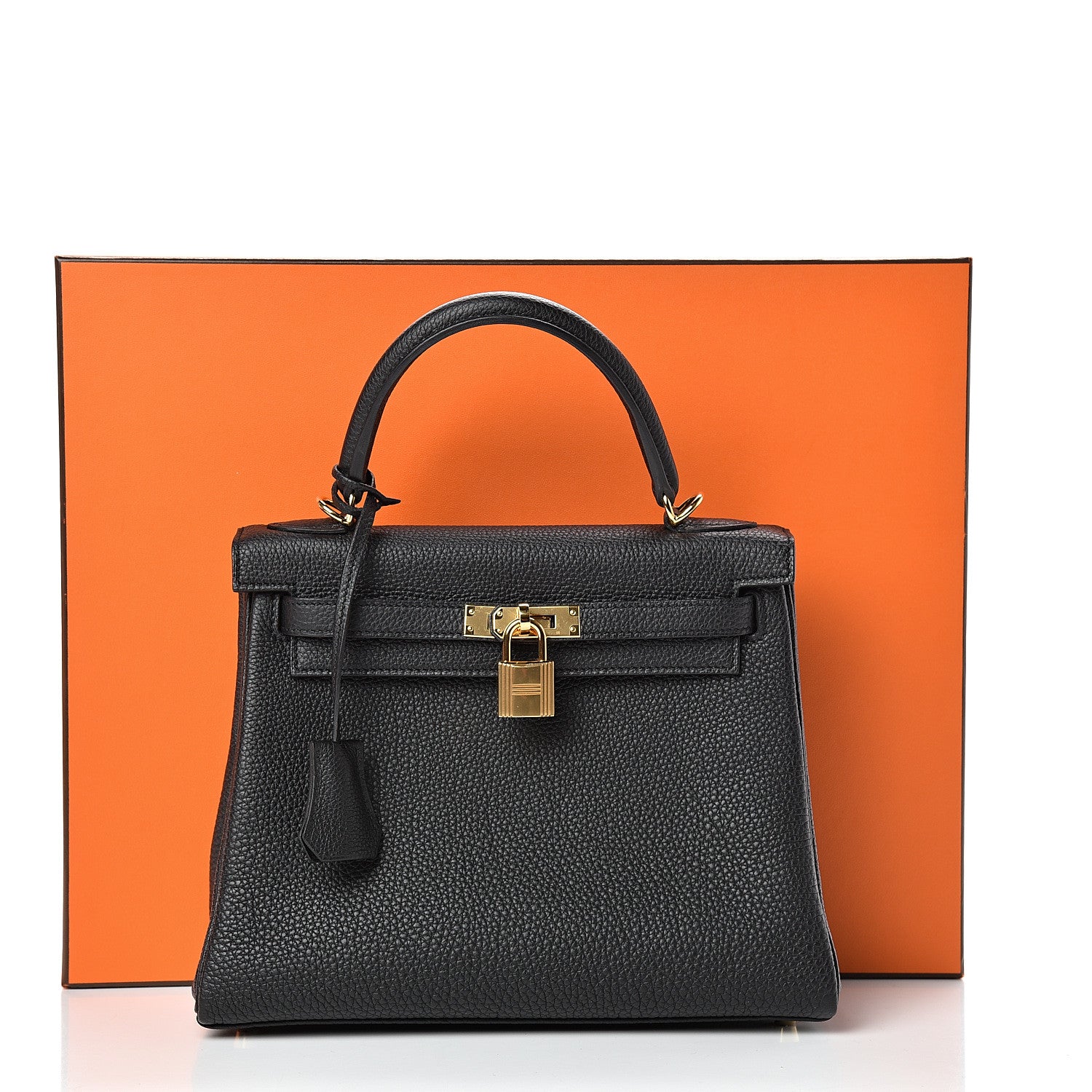 Hermes Togo Kelly Retourne 25 Black 40 of 40