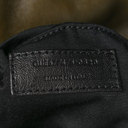 Saint Laurent Lambskin Quilted Small Loulou Puffer Monogram Chain Satchel Dark Ganache 9 of 13