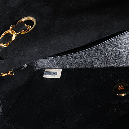 Chanel Suede Quilted Small Flap Black 8 of 8