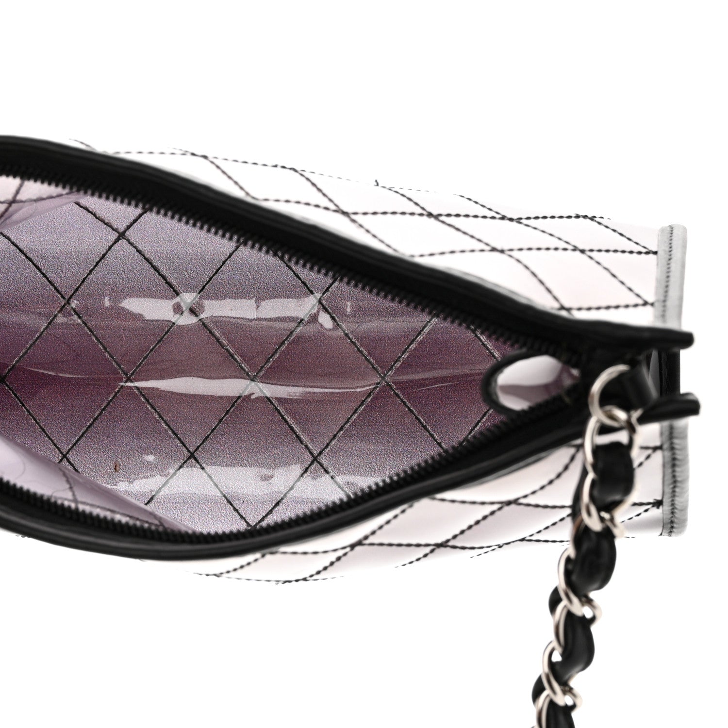 Chanel Vinyl Naked Pochette Black 5 of 11