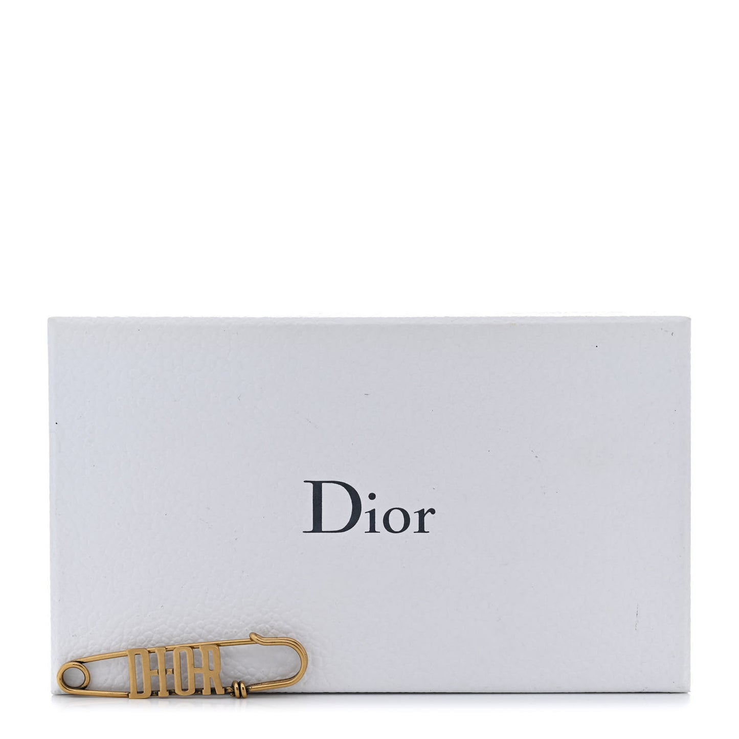 Logo Brooch Gold