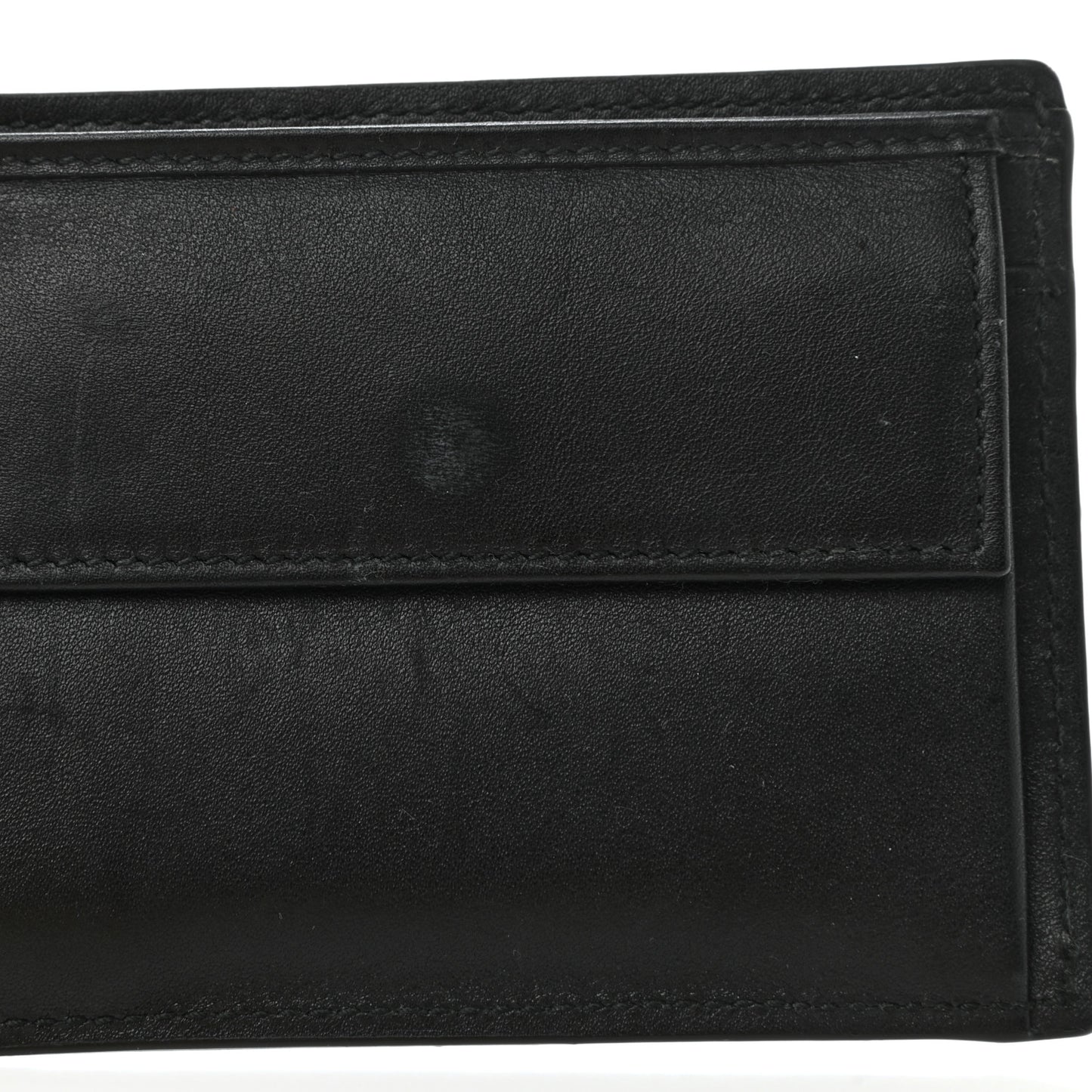 Microguccissima Bi-Fold Wallet Black