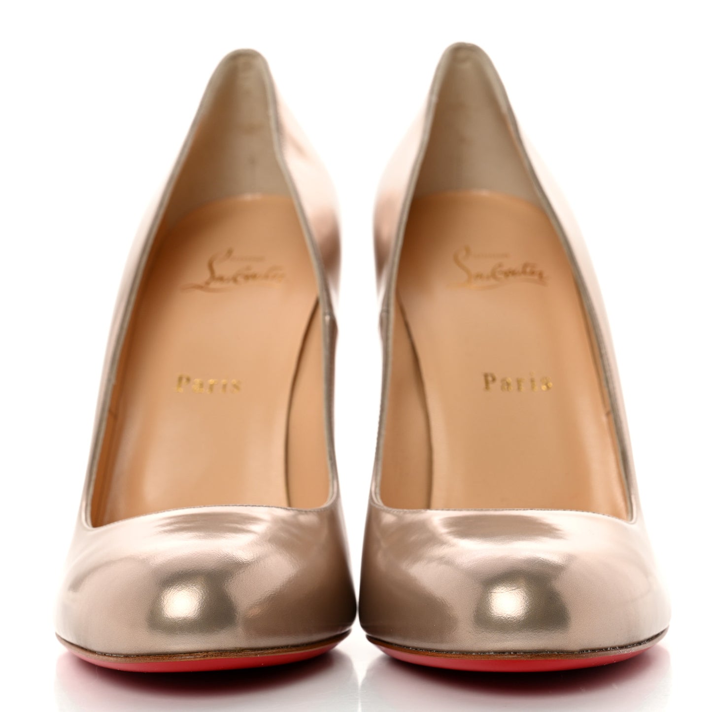 Calfskin Fifi 100 Pumps 41 Beige
