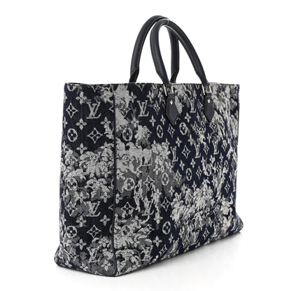 Louis Vuitton Monogram Tapestry Grand Sac Bleu 3 of 10