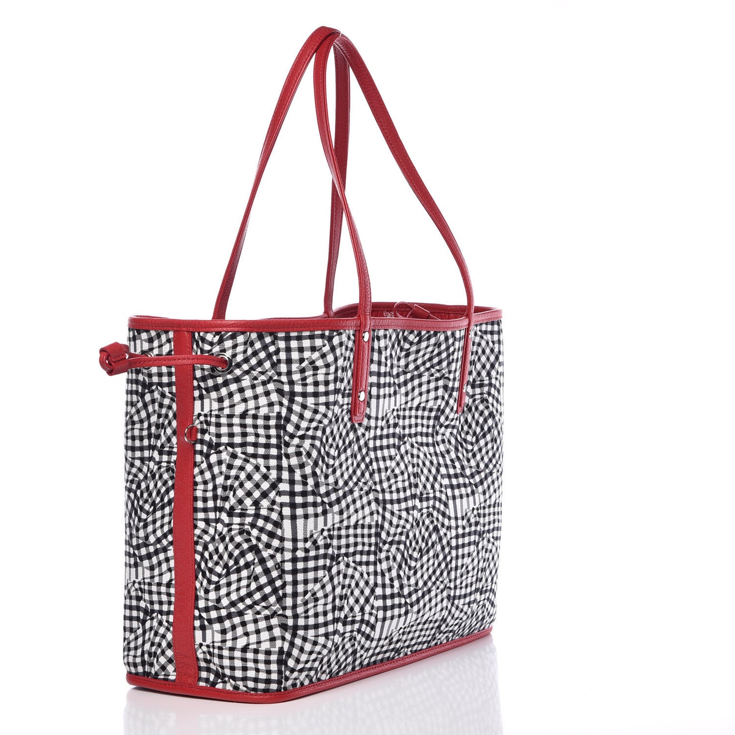 Visetos Medium Liz Reversible Shopper Tote Ruby Red