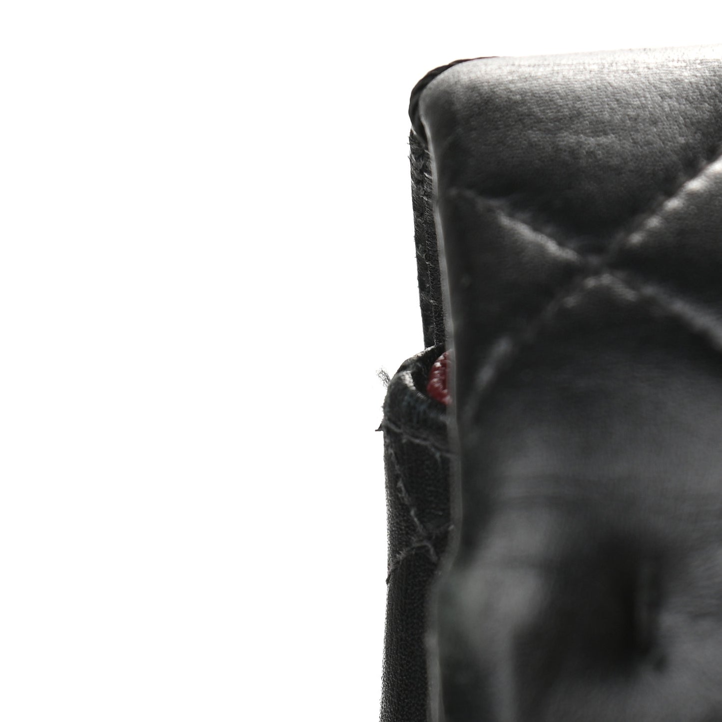 Lambskin Quilted XL Jumbo Single Flap Black
