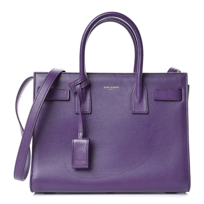 Saint Laurent Calfskin Baby Sac de Jour Purple 1 of 9