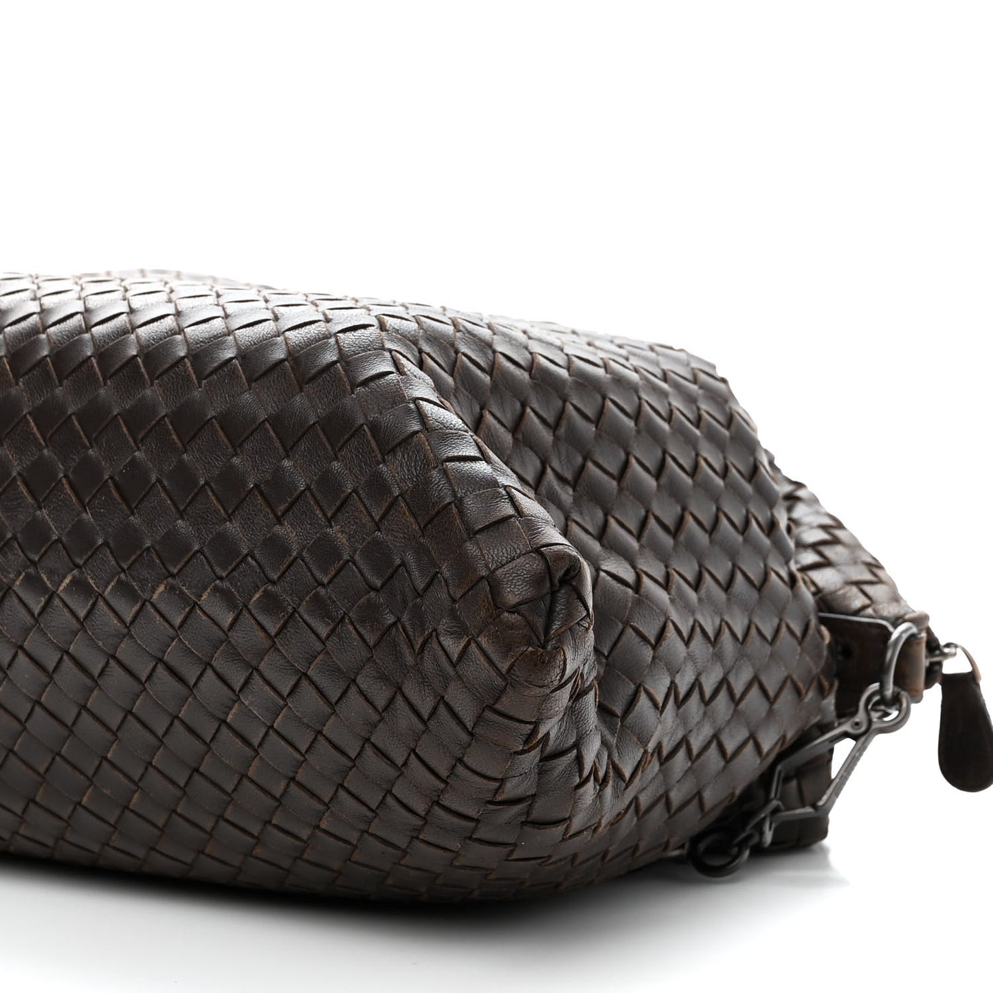 Nappa Intrecciato Maxi Convertible Tote Ebano