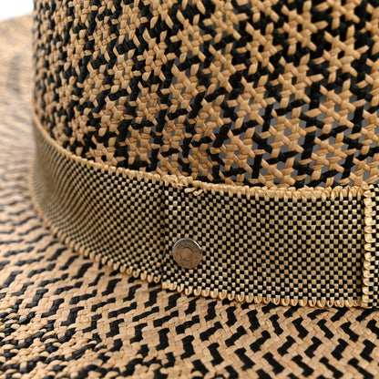Hermes Chapeau Femme Etna Panama Hat 57 Naturel Black 11 of 11