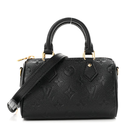 Louis Vuitton Empreinte Monogram Nano Speedy Black 1 of 10