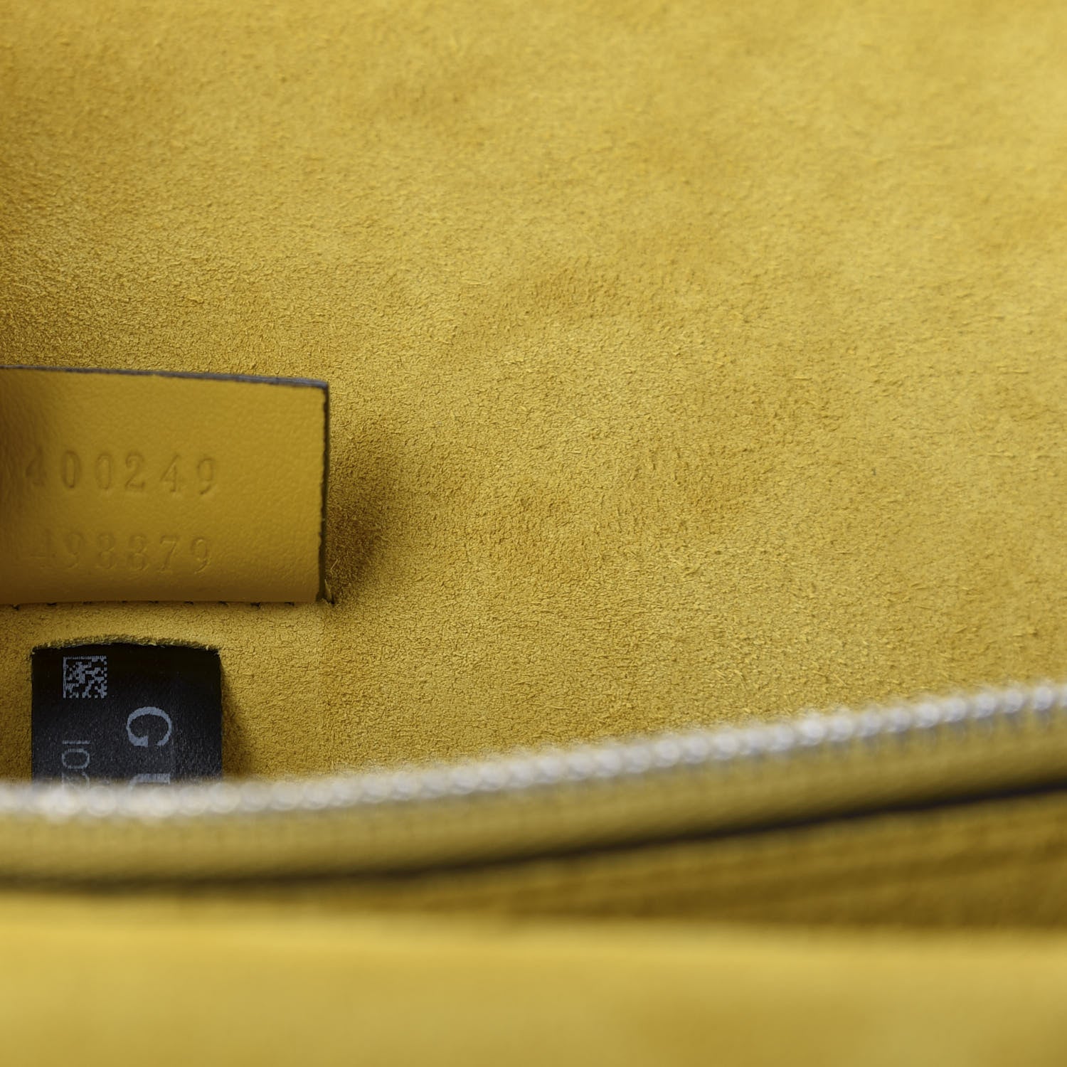Gucci GG Supreme Monogram Crystal Bow Embroidered Small Dionysus Shoulder Bag Yellow 8 of 9