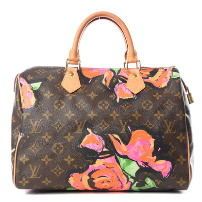 Louis Vuitton Monogram Roses Speedy 30 1 of 11