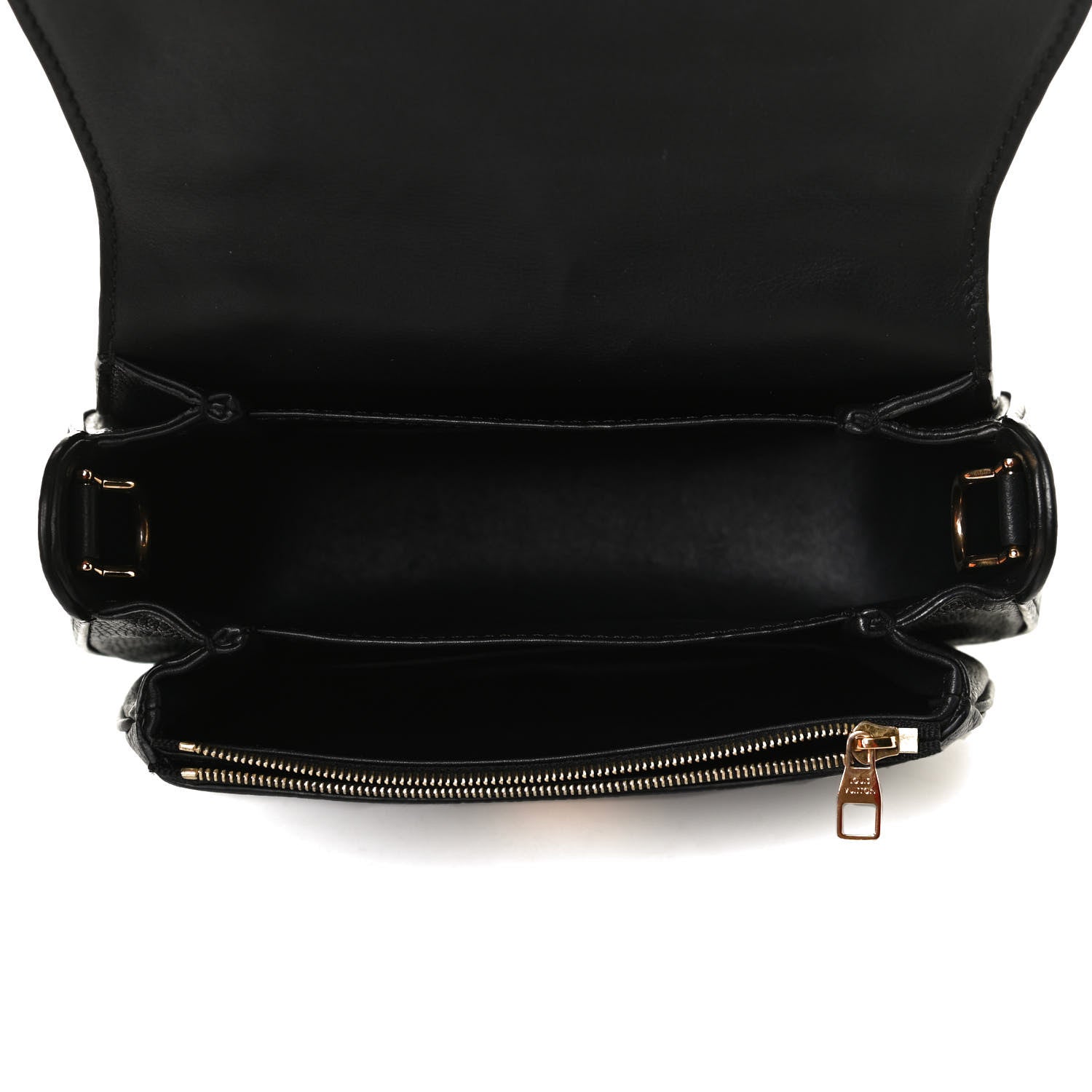 Louis Vuitton Grained Calfskin Vivienne NM Black 4 of 12