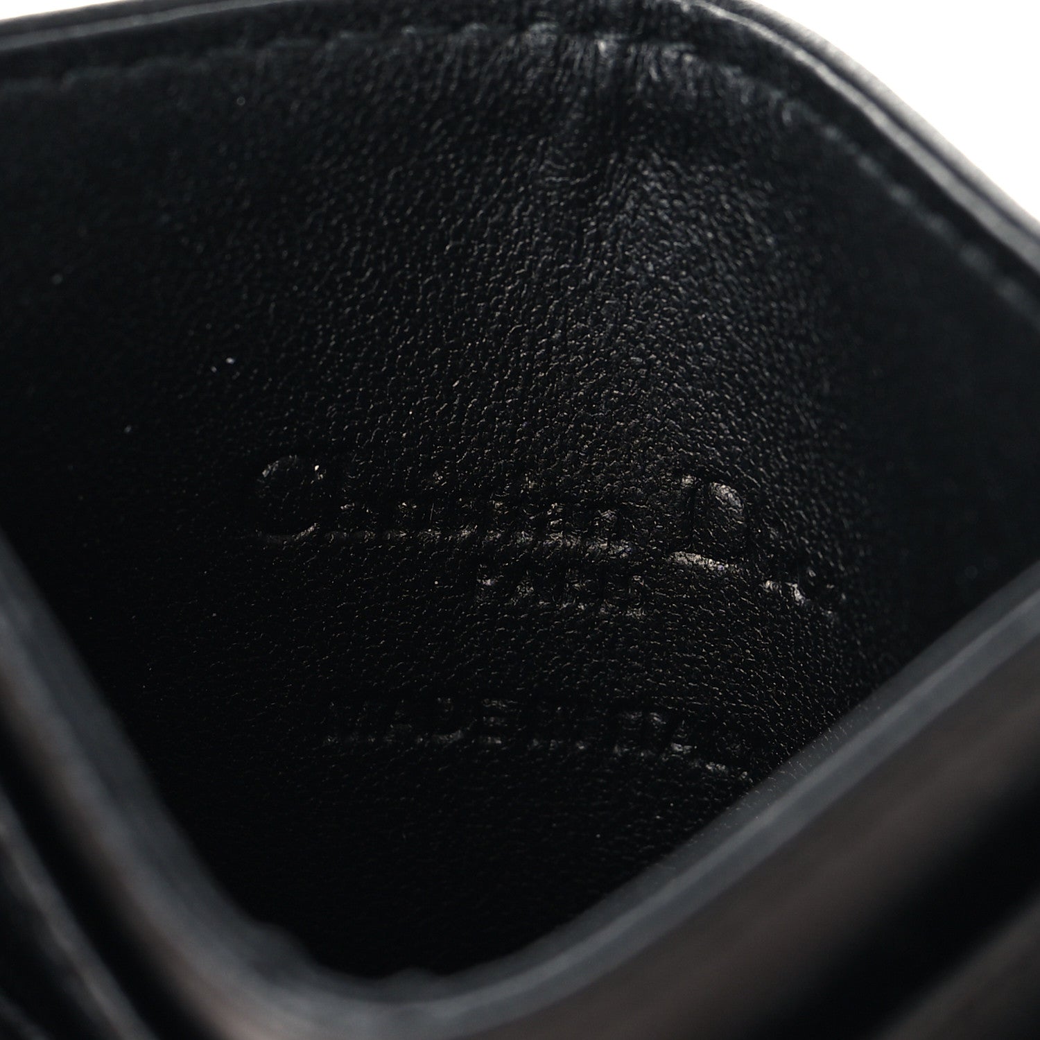 Christian Dior Lambskin Cannage Lady Dior Card Holder Black 6 of 7