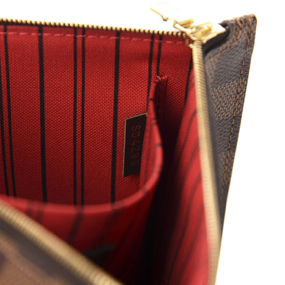 Louis Vuitton Damier Ebene Neverfull MM GM Pochette 7 of 7