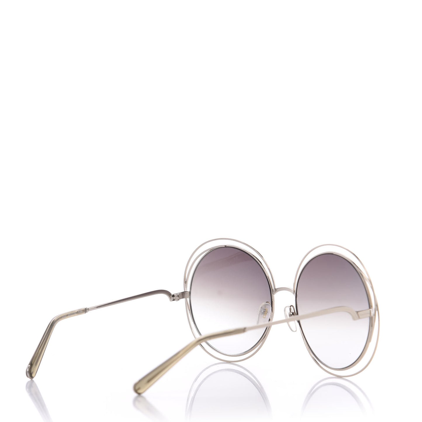 Oversize Round Carlina Oversized Round Sunglasses CE114S Grey Metallic