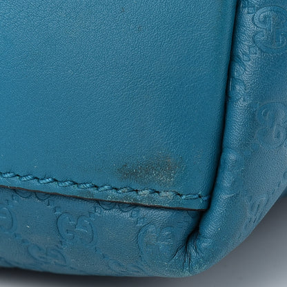 Gucci Soft Microguccissima Dome Satchel Deep Cobalt 11 of 11