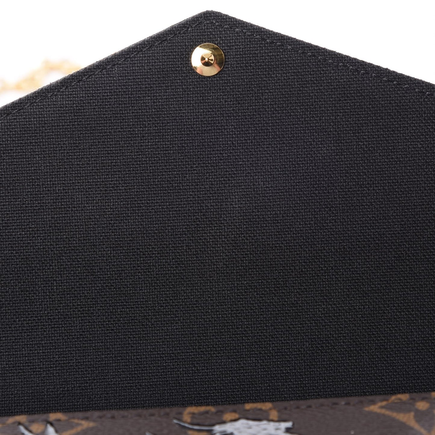 Monogram Blossom Pochette Felicie Chain Wallet Black