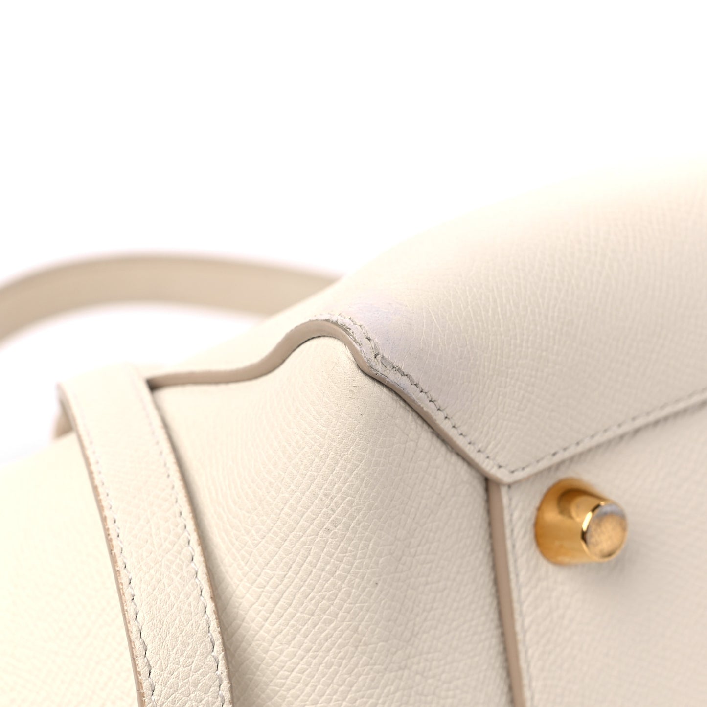Grained Calfskin Mini Belt Bag Linen