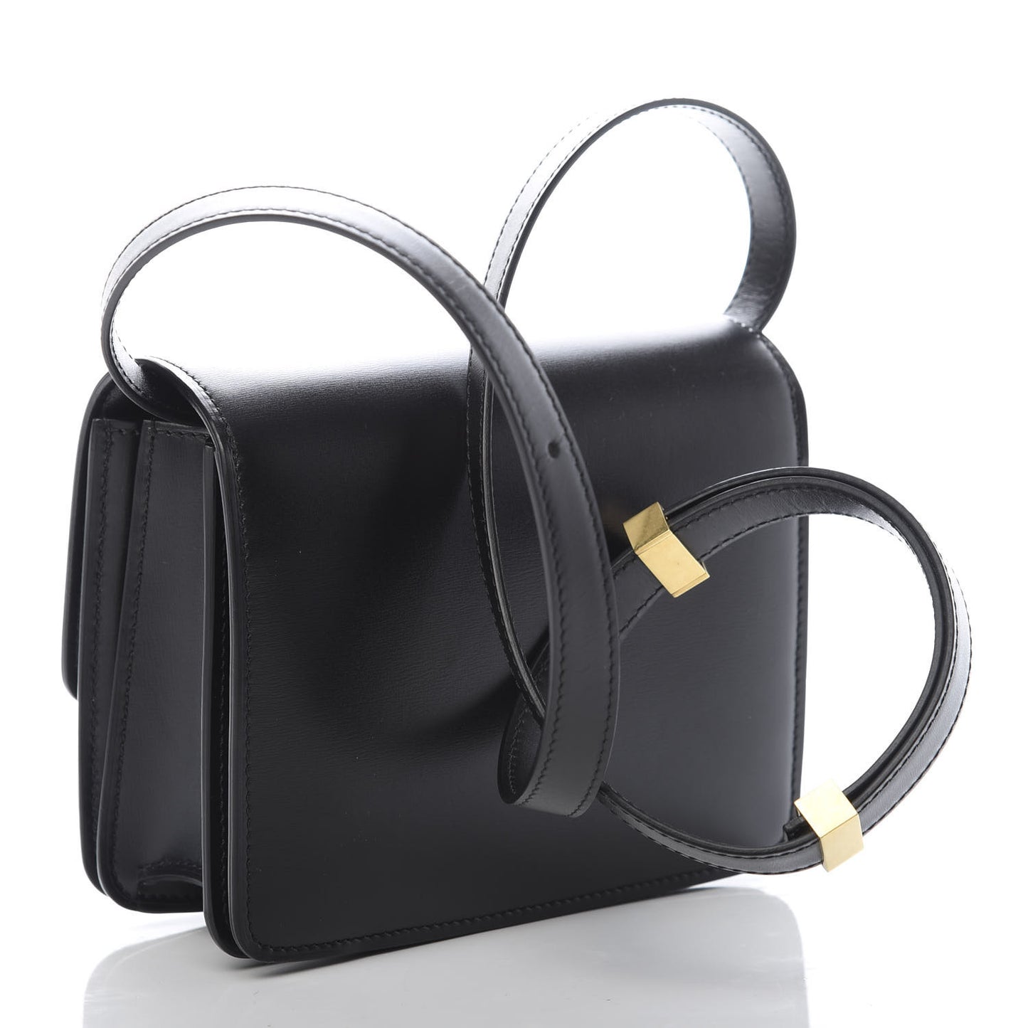 Box Calfskin Small Classic Box Flap Bag Black