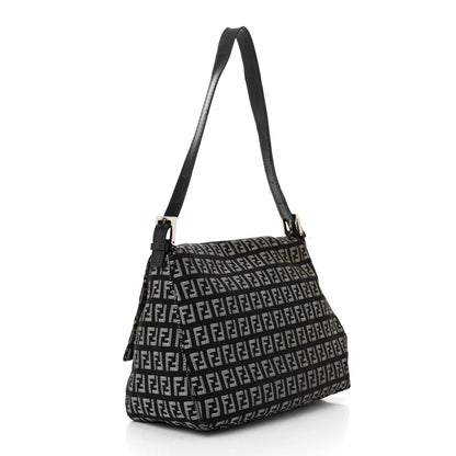 Fendi Zucchino Mama Baguette Navy 2 of 11