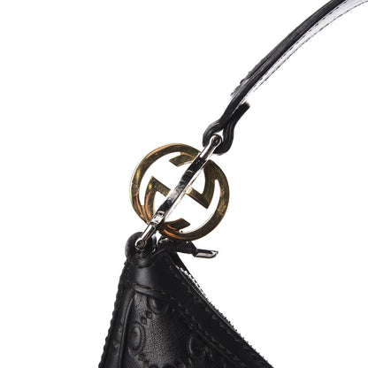 Gucci Guccissima Medium GG Twins Hobo Black 12 of 13
