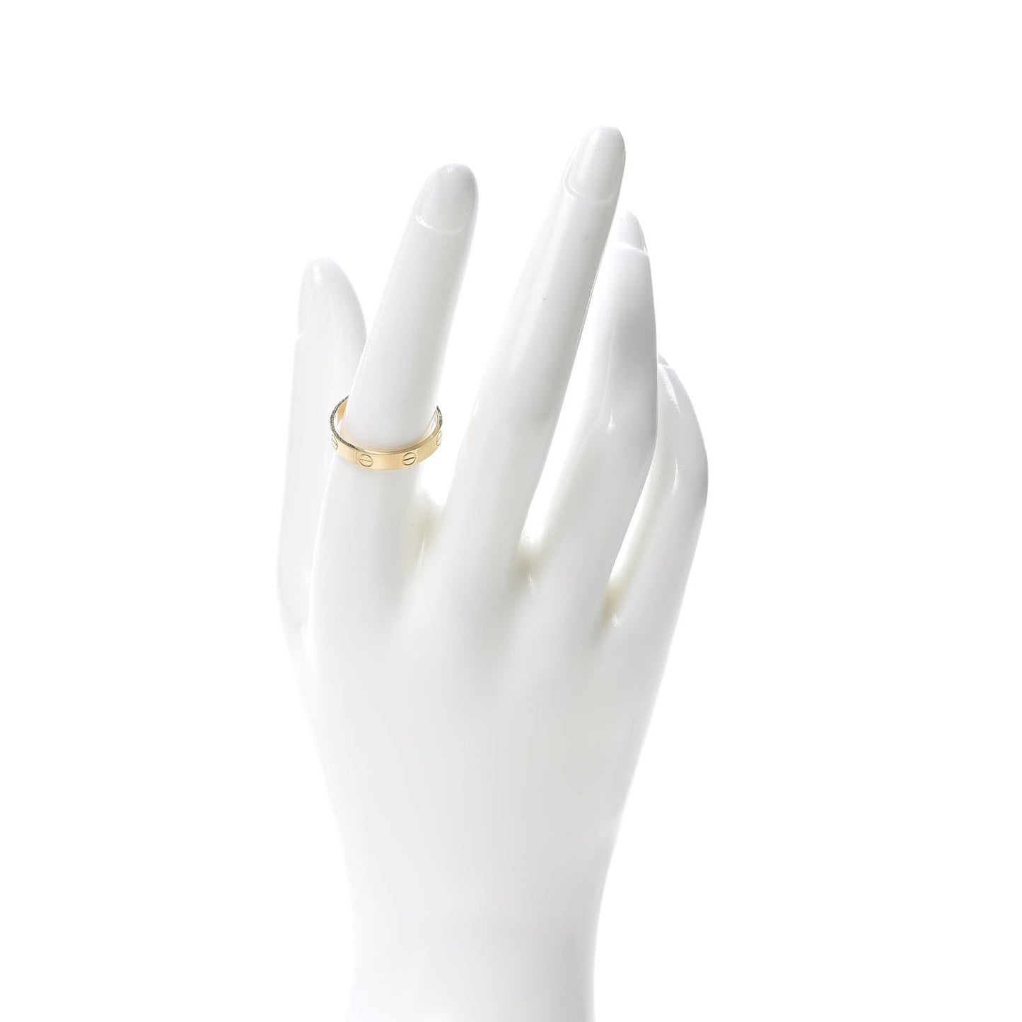 18K Yellow Gold 3.5mm LOVE Wedding Band Ring 57 8