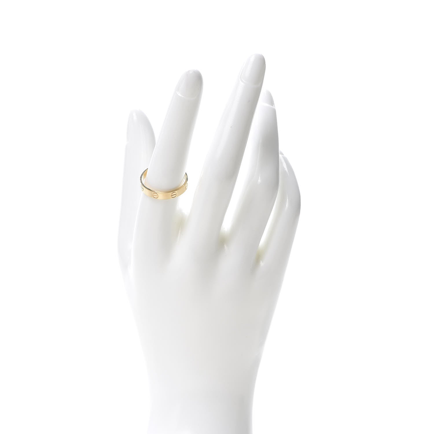Cartier 18K Yellow Gold 3.5mm LOVE Wedding Band Ring 57 8 2 of 4