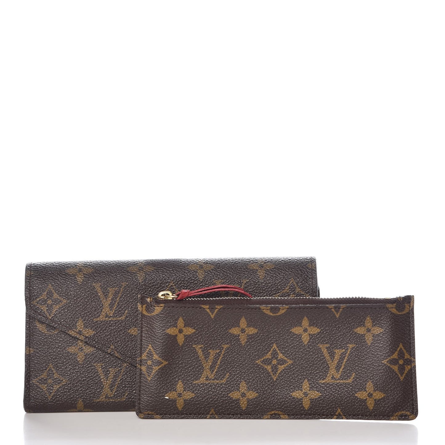 Monogram Josephine Wallet Red