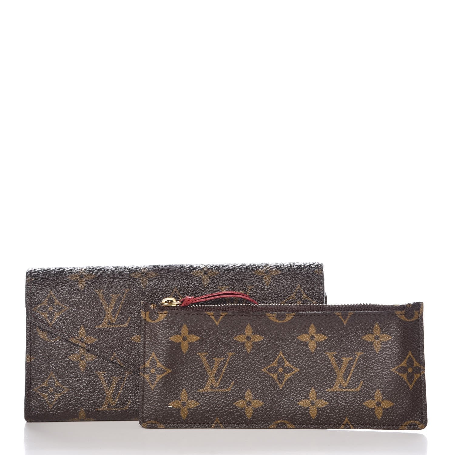 Louis Vuitton Monogram Josephine Wallet Red 3 of 16