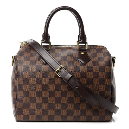 Louis Vuitton Damier Ebene Speedy Bandouliere 25 1 of 11