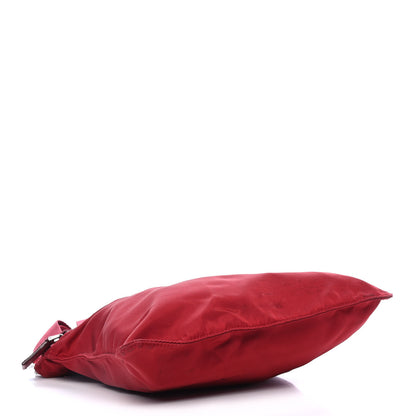 Prada Nylon Vela Flat Messenger Rosso 3 of 5