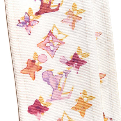 Louis Vuitton Silk Watercolor Aquarelle Bandeau White 5 of 5