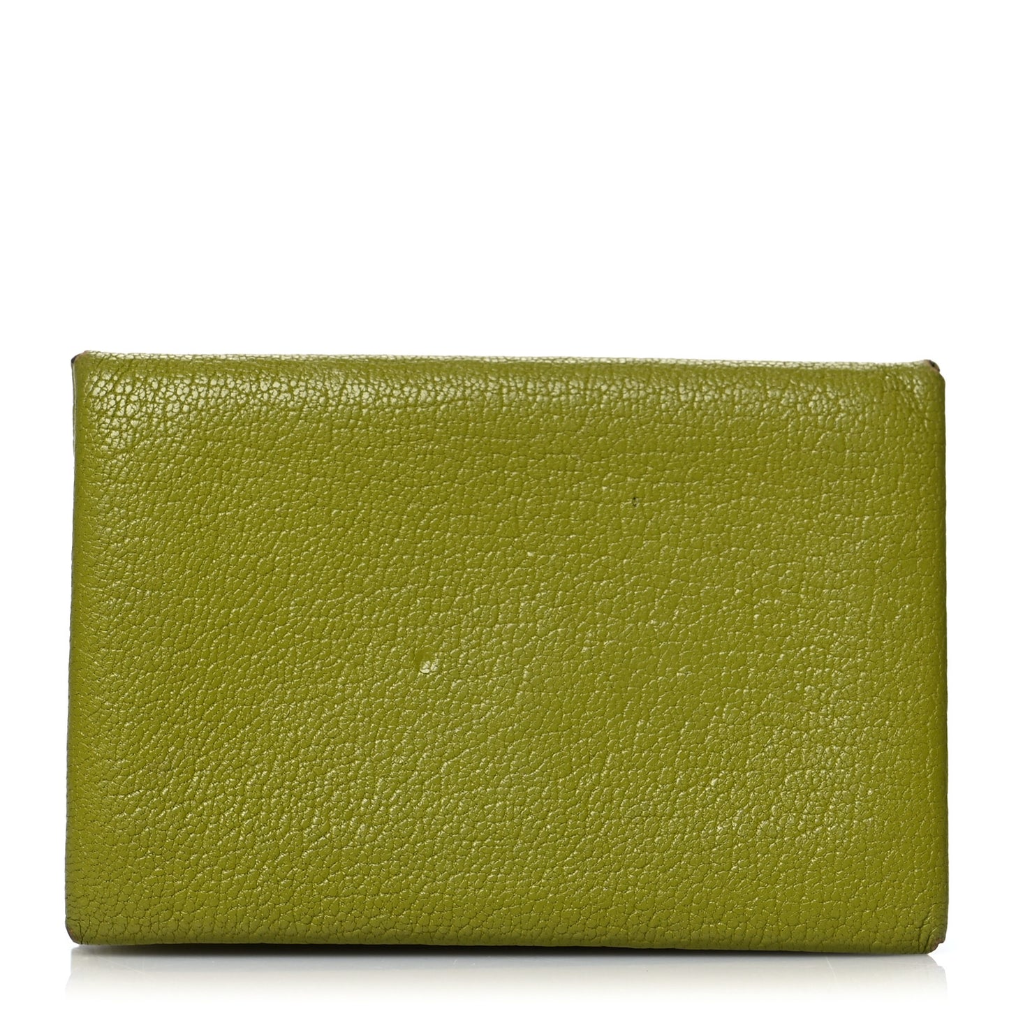 Chevre Mysore Calvi Card Case Vert Anis