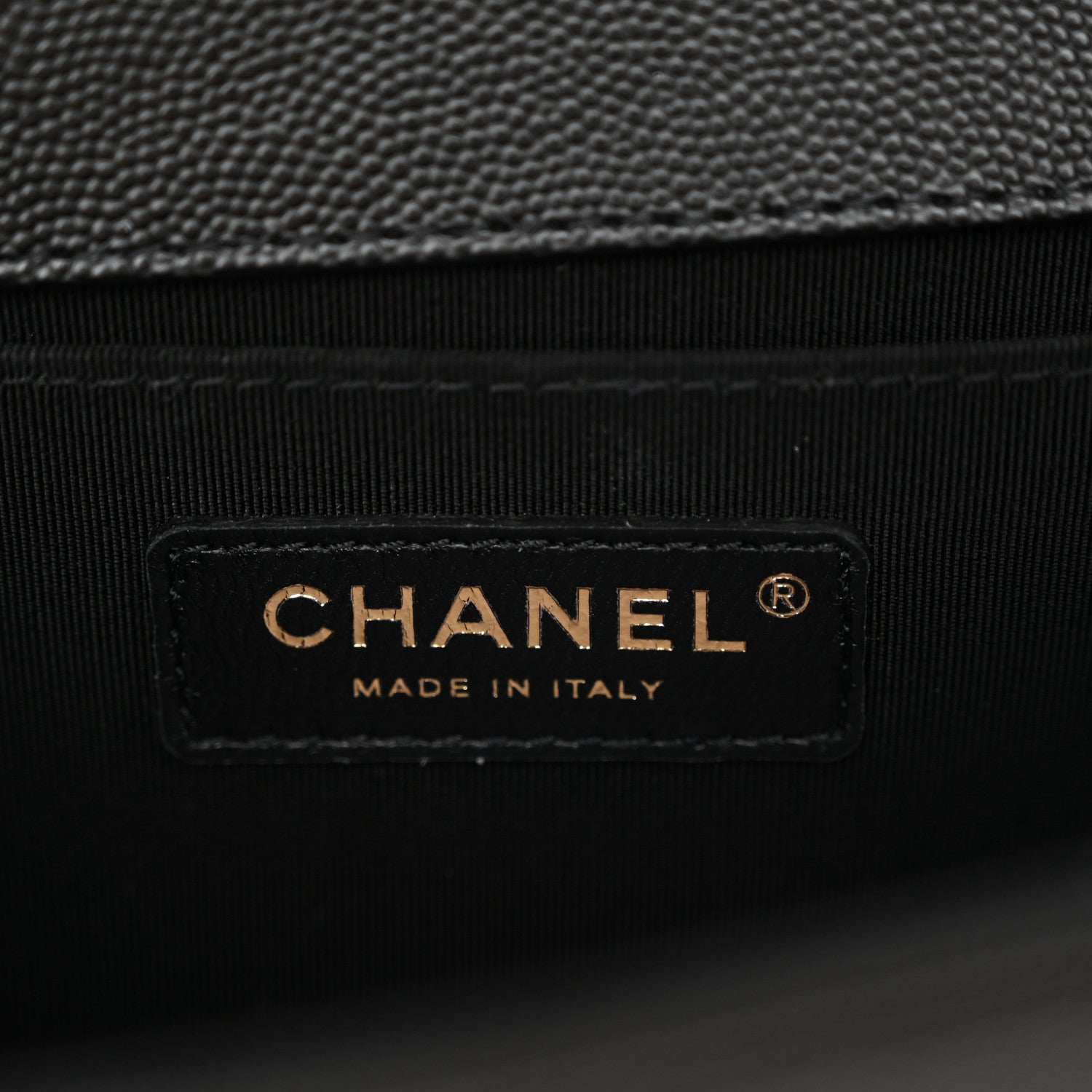 Chanel Caviar Quilted Medium Boy Flap Black 6 of 10