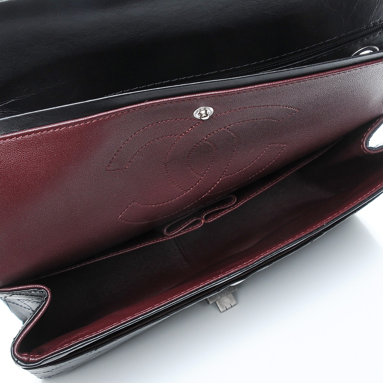Chanel Aged Calfskin Quilted 2.55 Reissue 226 Flap Black 5 of 8