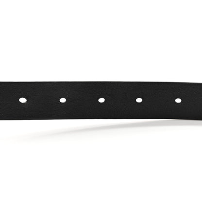 Christian Dior Calfskin 30 Montaigne Cut-Out CD Belt 95 38 Black 4 of 10