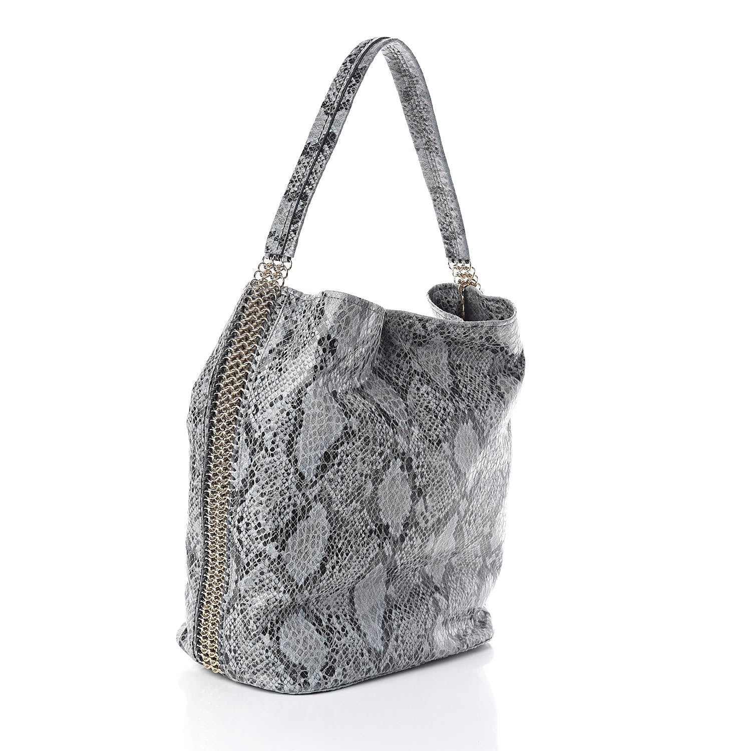 Stella McCartney Faux Python Bailey Boo Hobo Blue 3 of 9