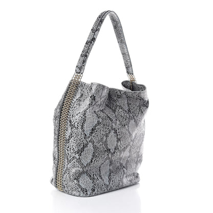 Stella McCartney Faux Python Bailey Boo Hobo Blue 3 of 9